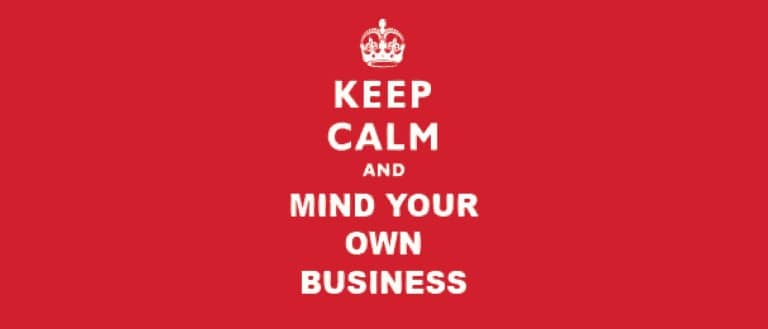 The Right to Mind Your Own Business